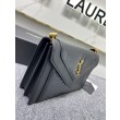 Borsa Replica 1:1 a Tracolla YSL Saint Laurent Gaby Pelle di vitello Stampa Coccodrillo Nero