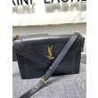 Borsa Replica 1:1 a Tracolla YSL Saint Laurent Gaby Pelle di vitello Stampa Coccodrillo Nero