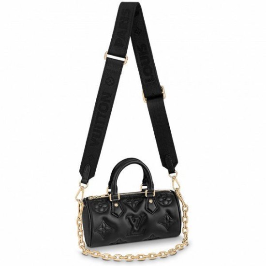 Bora Pari all'originale replica BB LV Papillon In Pelle Bubblegram M59800