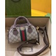 Borse Imitazioni con manico superiore Gucci Ophidia Mini GG 724606 Caffè scuro
