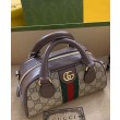 Borse Imitazioni con manico superiore Gucci Ophidia Mini GG 724606 Caffè scuro