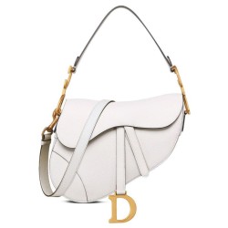 Borse Imitazioni da sella Christian Dior con cinturino bianco