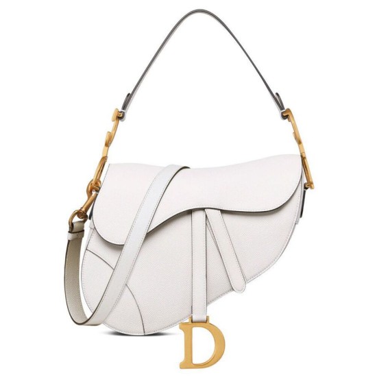 Borse Imitazioni da sella Christian Dior con cinturino bianco