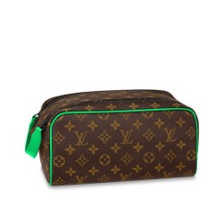 Borsa da toilette LV Dopp Kit M46253 verde