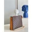 Borsa da toilette LV su catena in tela monogramma M81412