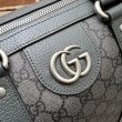 Borsa da viaggio piccola Gucci Ophidia ‎724642 Grigio