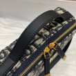 Borse Replica Alta Qualità Dior 30 Montaigne Box Dior Oblique Jacquard Blu