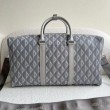 Borsa Dior Lingot 50 Duffle CD Diamond Canvas grigia