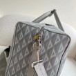 Borsa Dior Lingot 50 Duffle CD Diamond Canvas grigia