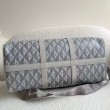 Borsa Dior Lingot 50 Duffle CD Diamond Canvas grigia