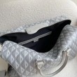 Borsa Dior Lingot 50 Duffle CD Diamond Canvas grigia