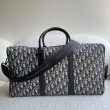 Borsa Dior Lingot 50 Duffle Oblique Jacquard Nera