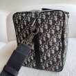 Borsa Dior Lingot 50 Duffle Oblique Jacquard Nera