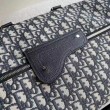 Borsa Dior Lingot 50 Duffle Oblique Jacquard Nera