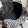Borsa Dior Lingot 50 Duffle Oblique Jacquard Nera