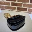 Borsa Gucci Bamboo 1947 mini con manico superiore 686864 Nera