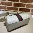 Replica Perfetta Gucci Ophidia GG mini con manico superiore 724606 Beige