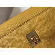 Qualità superiore replica Hermes Kelly 25cm Sellier Epsom in pelle gialla Qualità superiore replica Hermes Kelly 25cm Sellier Epsom in pelle gialla