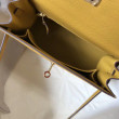 Qualità superiore replica Hermes Kelly 25cm Sellier Epsom in pelle gialla Qualità superiore replica Hermes Kelly 25cm Sellier Epsom in pelle gialla