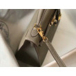 Borsa Hermes Kelly 25cm Sellier Epsom in pelle grigia Borsa Hermes Kelly 25cm Sellier Epsom in pelle grigia