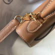 Borse Replica Alta Qualità Hermes Kelly 25cm Sellier Epsom in pelle marrone Borse Replica Alta Qualità Hermes Kelly 25cm Sellier Epsom in pelle marrone