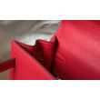 Borsa Hermes Kelly 25cm Sellier Epsom in pelle rossa Borsa Hermes Kelly 25cm Sellier Epsom in pelle rossa
