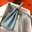 Borsa Hermes Mini Kelly 20cm Blu Borsa Hermes Mini Kelly 20cm Blu