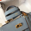 Borsa Hermes Mini Kelly 20cm Blu Borsa Hermes Mini Kelly 20cm Blu