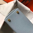 Borsa Hermes Mini Kelly 20cm Blu Borsa Hermes Mini Kelly 20cm Blu