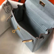 Borsa Hermes Mini Kelly 20cm Blu Borsa Hermes Mini Kelly 20cm Blu