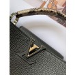 Borsa LV Capucines BB con manico in pitone N92040