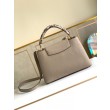 Borsa LV Capucines MM con manico in pitone N92802