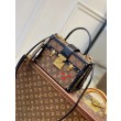 Borsa LV Petite Malle V in tela monogramma M46309