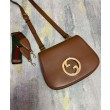 Borsa media Gucci Blondie 699210 Caffè