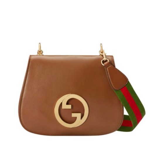 Borsa media Gucci Blondie 699210 Caffè