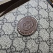 Borsa Messenger Gucci con Interlocking G 723306 Marrone