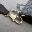 Borsa Messenger Gucci con Interlocking G 723306 Marrone