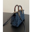 Borsa Mini Fendi By The Way 8BS067 Blu Scuro