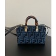 Borsa Mini Fendi By The Way 8BS067 Blu Scuro