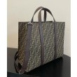Borse Imitazioni Shopper Fendi 7VA390 Caffè
