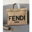 Borse Replica tote media Fendi Sunshine 8BH386 Albicocca