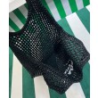 Borse Firmate Replica tote Prada in rafia nera