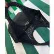 Borse Firmate Replica tote Prada in rafia nera