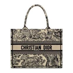 Christian Dior Medium Dior Book Tote Crema