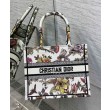 Christian Dior Small Dior Book Tote Crema