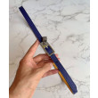 Cintura Hermes Lucky 15 Reversibile Blu/Gialla