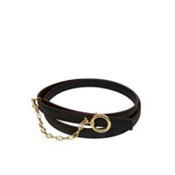 Cintura in pelle Hermes Epsom Glod Hardware nera