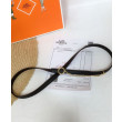 Cintura in pelle Hermes Epsom Glod Hardware nera Cintura in pelle Hermes Epsom Glod Hardware nera