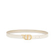 Cintura reversibile Christian Dior 30 Montaigne dorata