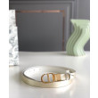Cintura reversibile Christian Dior 30 Montaigne dorata